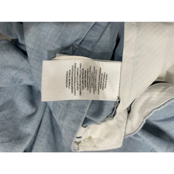 Polo Ralph Lauren Blue Lightweight Cotton Classic Fit Chambray Mens Shorts 38 - Picture 11 of 11